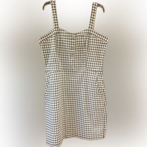 No Boundaries Checkered Dress NWT